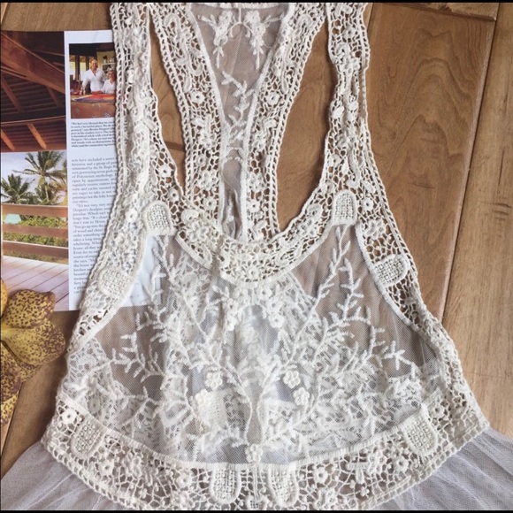 Lace Beach Cover Up - Picture 4 of 8